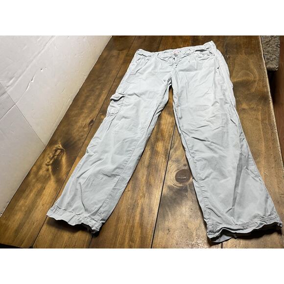 Fresh Produce Safari Pants Sea Green Casual Comfy Size Large - Picture 1 of 16